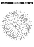 Cadence transfer textil Mandala outline 25x35 cm - decoración textil