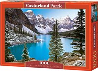 Castorland puzzle Canadá - Mountain Lake - 1000 piezas naturaleza-2