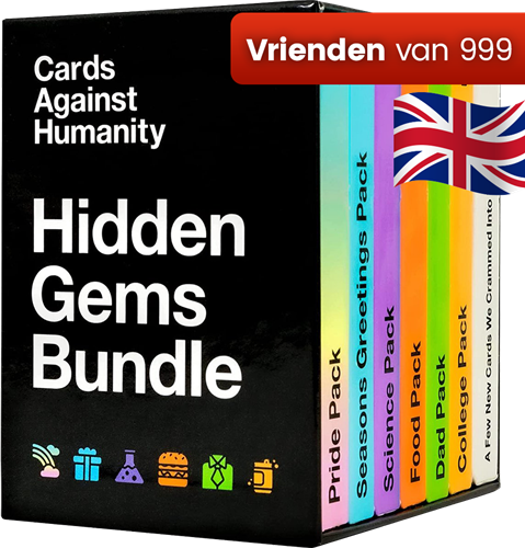 Cards Against Humanity juego de mesa Hidden Gems Bundle expansión adultos