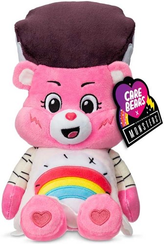 Care Bears peluche 22cm - Universal Monsters Cheer Bear como Novia de Frankenstein