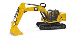 Bruder excavadora CAT vehículo de construcción juguete 1:16 amarillo