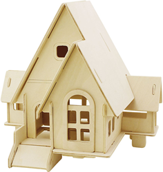 Creativ Company set de construcción casa de madera 3D - juguete creativo