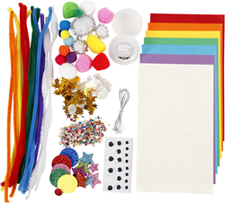 Creativ Company set de manualidades materiales básicos arcoíris para niños