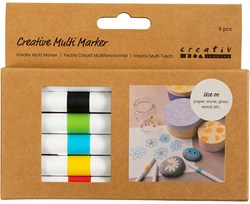 Creativ Company set de rotuladores creativos - marcadores acrílicos multicolor 6 piezas
