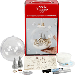 Creativ Company bola decorativa set manualidades invierno - kit DIY plástico