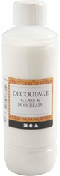 Creativ Company pegamento decoupage vidrio porcelana 250 ml adhesivo manualidades