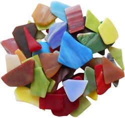 Creativ Company mosaico vidrio pulido gran mezcla 2 kg colores
