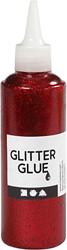Creativ Company pegamento con purpurina rojo 118 ml manualidades