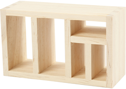 Creativ Company estantería de madera mini - material creativo para niños