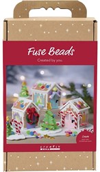 Creativ Company set creativo cuentas para planchar casita de Navidad - juguete creativo