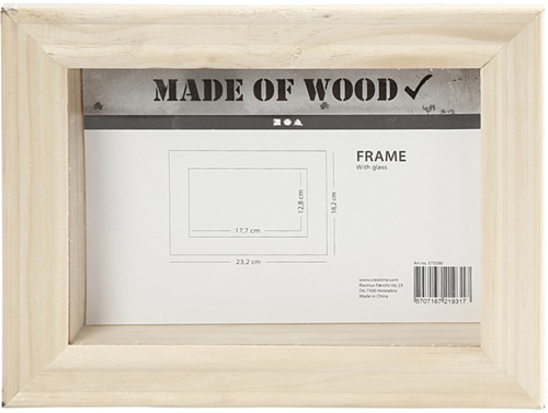Creativ Company marco de fotos 3D de madera 18,2x23,2 cm decoración