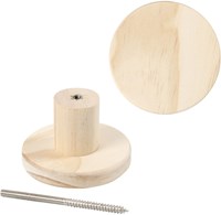 Creativ Company perchero amarillo - colgador de madera para habitación infantil