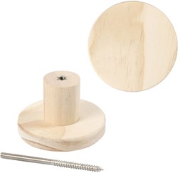 Creativ Company perchero amarillo - colgador de madera para habitación infantil