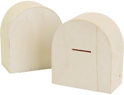 Creativ Company hucha de madera set creativo 12 piezas madera FSC