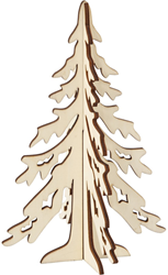 Creativ Company decoración de árbol de Navidad de madera - manualidades creativas Navidad