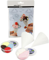 Creativ Company set modelar helados - mini kit creativo silk clay