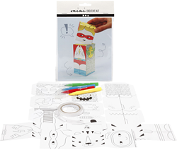 Creativ Company set creativo bloques apilables cartón superhéroe niños