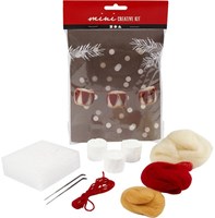 Creativ Company set manualidades tambores navideños fieltro DIY multicolor