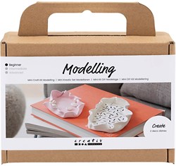 Creativ Company Mini set de modelado - cuencos de arcilla de secado al aire
