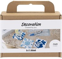 Creativ Company set creativo posavasos de porcelana para dibujar