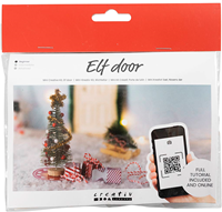 Creativ Company juguete miniatura puerta duende árboles de Navidad decoración