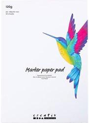 Creativ Company bloque de papel marker A5 dibujo 120gr 30 hojas