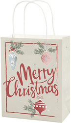 Creativ Company bolsas de regalo papel Merry Christmas 3 unidades multicolor
