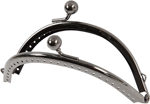 Creativ Company kit hebilla monedero 10 cm accesorio plateado