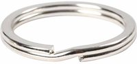 Creativ Company llaveros anillas plata 28 mm - set de 4 anillas llavero