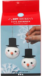 Creativ Company kit manualidades muñecos de nieve Foam Clay - set modelado niños