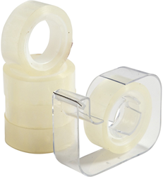 Creativ Company dispensador de cinta adhesiva - set de 5 rollos para manualidades