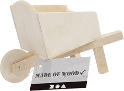 Creativ Company carretilla de juguete de madera mini multicolor 11cm