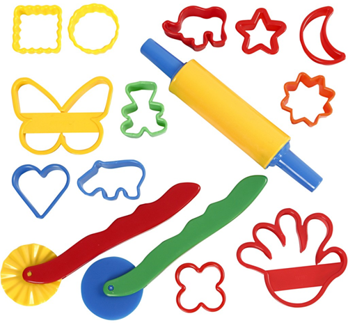 Creativ Company set de herramientas para modelar Foam y Silk Clay 15 piezas