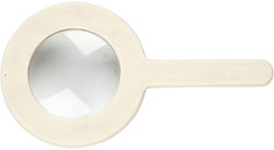 Creativ Company lupa de madera juguete 8,7 cm para pequeños exploradores