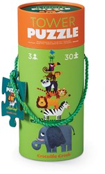 Crocodile Creek 30 Piezas Torre Puzzle/Selva