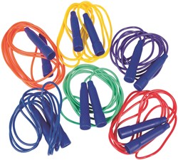 Spordas set de cuerdas para saltar 270cm - 6 cuerdas de colores