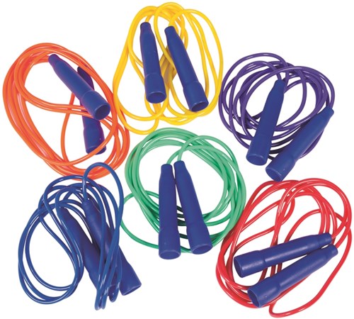 Spordas set de cuerdas para saltar 270cm - 6 cuerdas de colores
