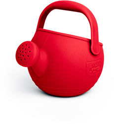 Bigjigs regadera de silicona - Cherry Red - juguete sostenible para exterior