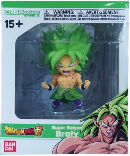 Figura de acción Dragon Ball Super Saiyan Broly - Colección Chibbi Master