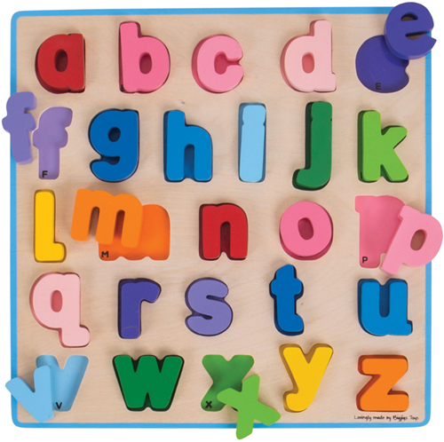 Bigjigs Chunky Puzzle Alfabeto Minúsculas-2
