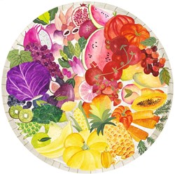 Ravensburger puzzle Fruits and Vegetables - rompecabezas redondo 500 piezas