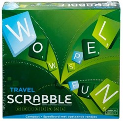 Mattel familiespel Scrabble Reis editie