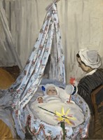 Grafika puzzle Claude Monet - La cuna, Camille con su hijo Jean, 2000 piezas
