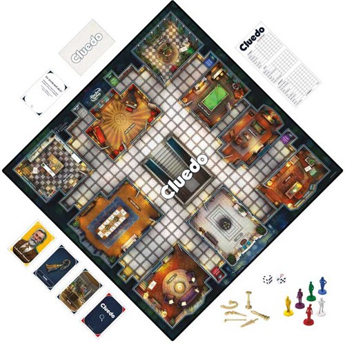 Hasbro juego de mesa CLUEDO clásico juego de detectives familiar-2