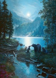 Cobble Hill puzzle Bear Night - puzzle 1000 piezas adultos