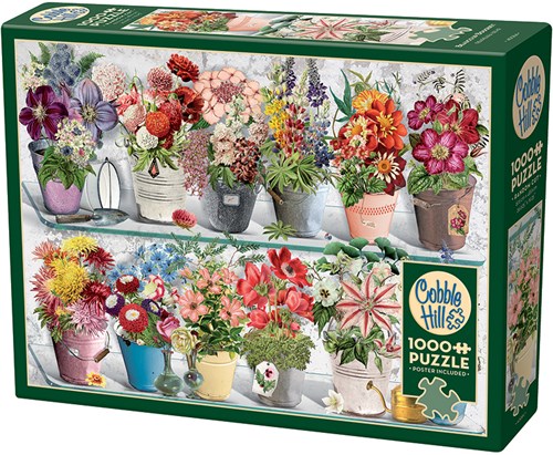 Cobble Hill rompecabezas ramo floral - puzzle de 1000 piezas-2