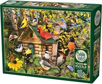 Cobble Hill rompecabezas aves Bird Cabin - 1000 piezas de diversión-2