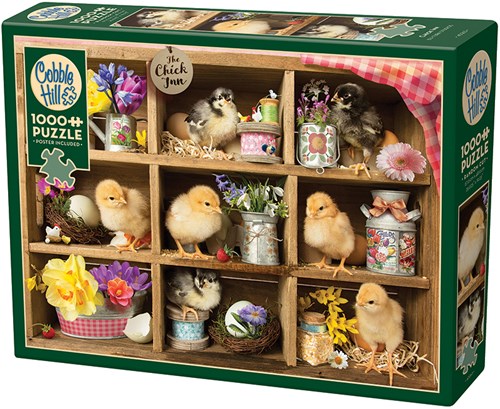 Cobble Hill puzzle Chick Inn 1000 piezas tema animales-2
