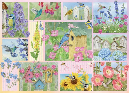 Cobble Hill puzzle Garden Birds in Summer - 500 piezas aves de verano