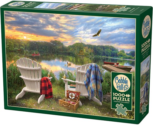Cobble Hill puzzle Lakeshore 1000 piezas - Puzzle Random Cut-2